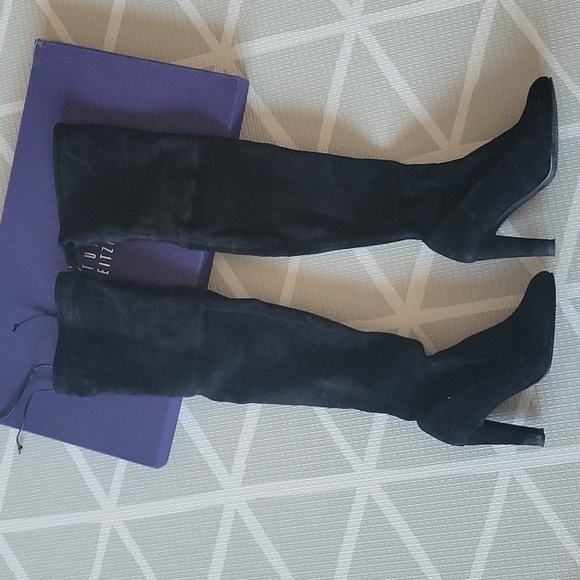 Stuart Weitzman Over The Knee Suede Boot - Picture 1 of 1
